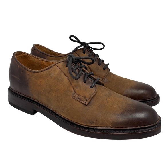FRYE Men\'s James Leather Oxford Derby Shoes Plain Toe Brown Size 8.5 D 3484596‎ main image 10